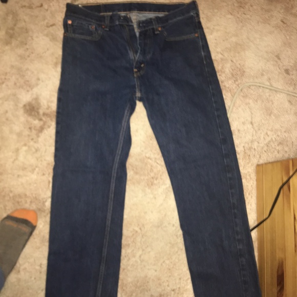 Levi’s 505 mens straight leg jeans waist 34 leg 32  32$ like new . - Picture 5 of 8